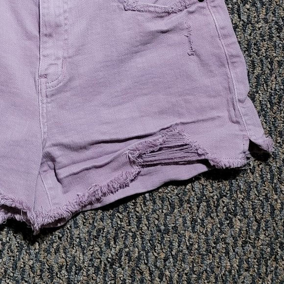 Pistola Winston High-Rise Fray Hem Cut Off Shorts Size 28 - Picture 3 of 13
